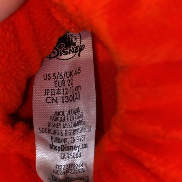 Disney Mickey Mouse Slippers size 5/6 NWOT - Picture 6 of 10